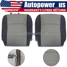 Driver & Passenger Bottom Seat Cover For 2009-2012 Dodge Ram 1500 2500 3500