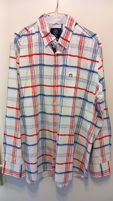 Campione Herren Hemd Langarm Kragen Regular Fit kariert mehrfarbig 2XL