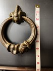 Antique Solid Bronze Door Knocker Abstract Sculptural Design 7 x 5 in — photo 4