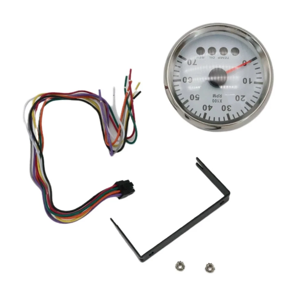 White Multifunction Tachometer 34200-93J14 For Suzuki DF115 DF140 Outboard Engin Foto 3 de 4