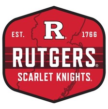 Rutgers Scarlet Knights Scenic Background Offic. Lic. Sticker/Magnet