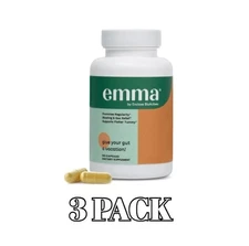 Emma Gut Health Doctors Endorsed Supplement - 60 Capsules - PACK OF 3
