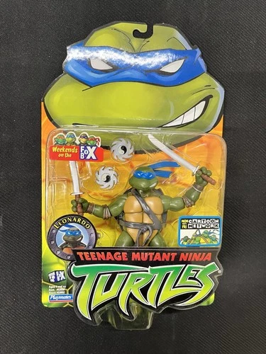 TMNT 2003 Leonardo Action Figure Original Ninja Turtles Rare Vintage Complete