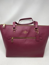 Coach Gallery Women's Tote Bag- Black Cherry 79608 