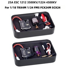 25A ESC 3500KV 4500kv Brushless Motor kit For 1/18 TRX4M 1/24 FMS FCX24M SCX24