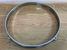 12" 4-Lug Rack Tom RIM HOOP Counterhoop Part Chrome Steel 90s 00s Student Drum