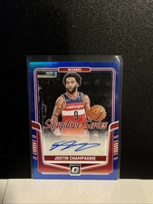 2024-25 Panini Donruss Optic - Signature Series Justin Champagnie #SS-JUS /25