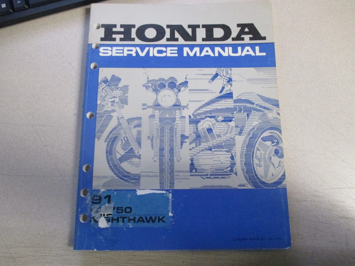 HONDA CB750 ナイトホーク750 サービスマニュアル Honda Factory Service Manual NightHawk 1991 CB750 CB 750 61MW301