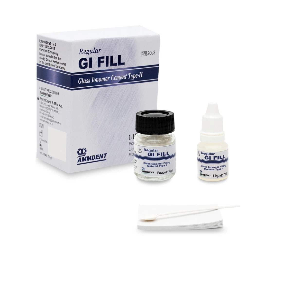 Ammdent GI FILL Regular Glass Ionomer Restorative Filling