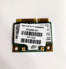 HP 670288-001 Intel Wireless-N-2200 2200BNHMW b/g/n PCIe Half Mini