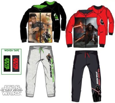 Star Wars Jungen Jogginganzug Hose und Jacke Gr. 4-10J Neu