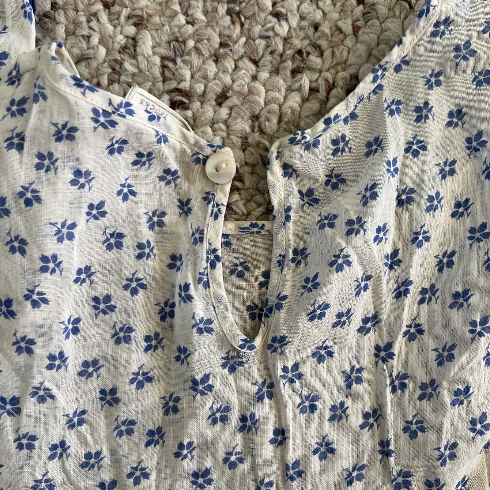 Vintage 50s Cinderella Frock Cottagecore Toddler … - image 7