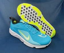 Nike Alpha Huarache 8 Pro Turf Turquoise LAX Lacrosse Shoes (CZ6559-400) Size 13