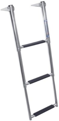 Windline TDL-3X Marine Stainless Steel Over Platform Telescoping Boat Ladder 