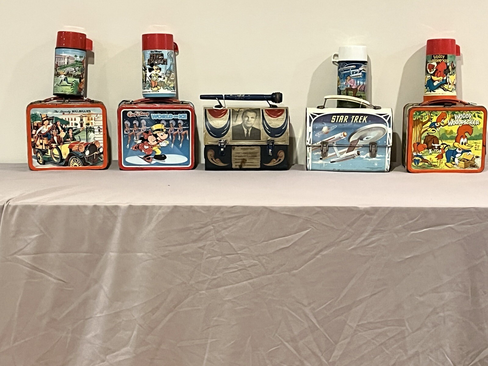 Rare Vintage Metal Lunchbox Collection - 200 with thermoses | eBay