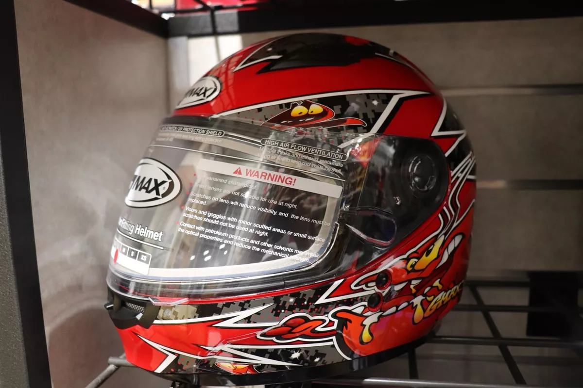 Youth large hotsell snowmobile helmet