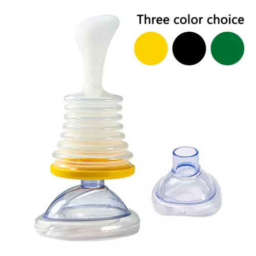 Breathing Training Device Lung Respiratory Trainer Anti-Suffocation Rescue Mask - Picture 4 of 20