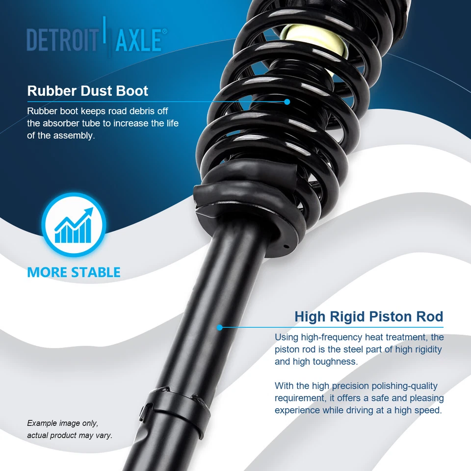 Front Struts w/ Coil Spring for 2006 2007 2008 2009 2010 Hyundai Azera Sonata - Image 4 of 4