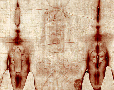 SHROUD OF TURIN FULL SIZE 3 x12  JESUS CHRIST BURIAL CLOTH REPLICA ONREAL CANVAS