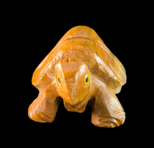 Figurine Tortue Agate Stone Natural of / The Brazil 4591 P2 - Picture 4 of 7