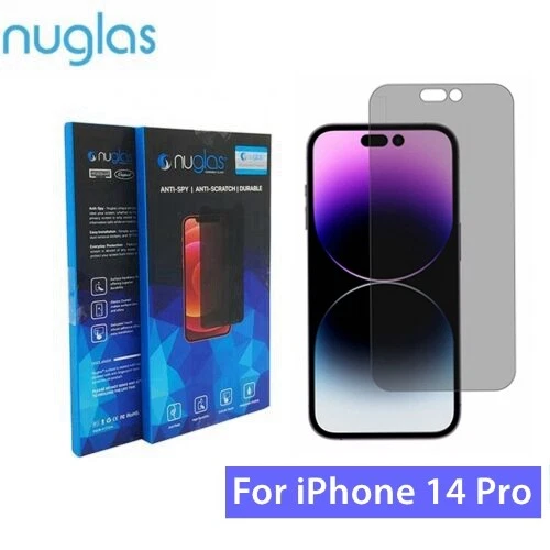 Screen Protector Nuglas Privacy Anti-Spy Glass For iPhone 15 14 12 11 16 Pro Max - Picture 12 of 35