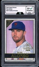 2020 Topps Chrome #GP-8 Pete Alonso GRADED 10 GEM Mint New York Mets
