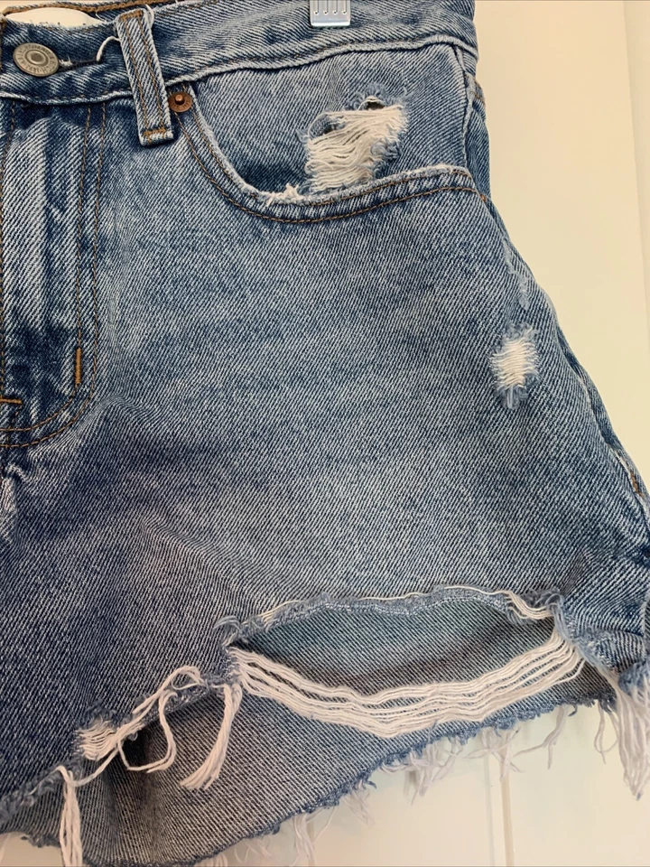 Abercrombie & Fitch The Boyfriend Short Mod Rise Women’s Size 0 - Image 4 of 4