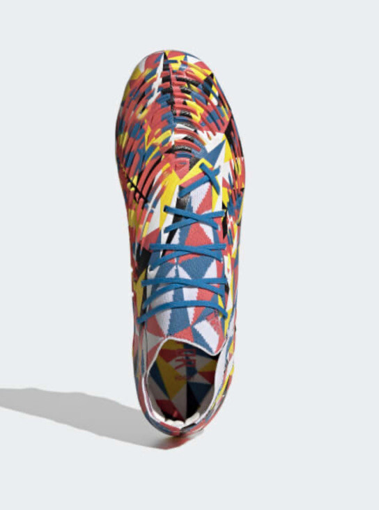ADIDAS PREDATOR EDGE GEOMETRIC .1 LOW BLUE RED SOLAR YELLOW Size 8