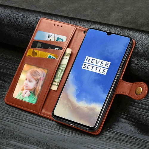 For Oneplus N200 5G 8 7T Luxury Leather Magnetic Stand Flip Card Wallet Cover - Zdjęcie 53 z 65