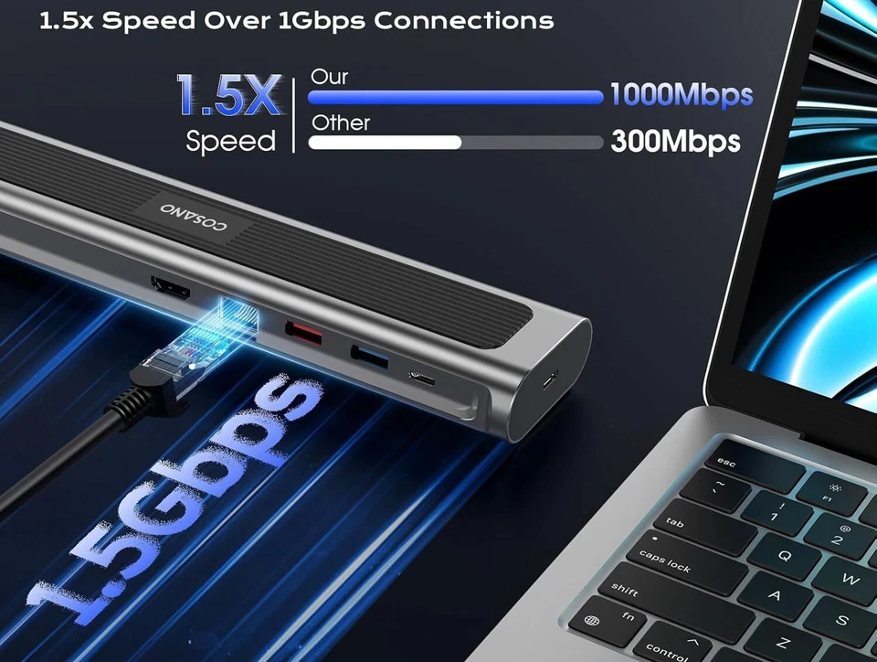 Apple 100W Docking Station - 4k Monitor - R45 Ethernet @150%-Fast Charge - USB-C - Image 4 of 4