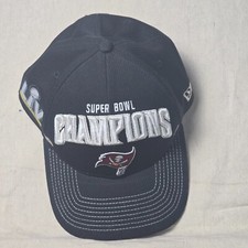 Tampa Bay Buccaneers 9Forty Mens Super Bowl Adjustable New Era Black Hat Cap