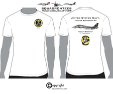 VF-84 Jolly Rogers F-14 Squadron T-Shirt- USN Licensed Product 