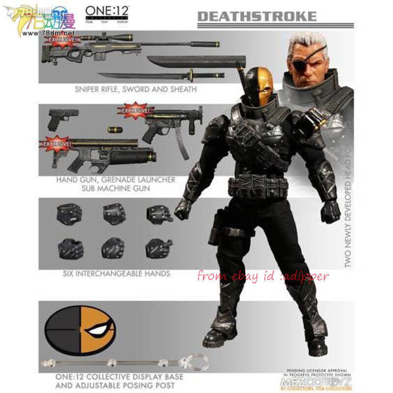 Perfect Mezco Toyz 1/12 Stealth Deathstroke Px Previews Perfect Mezco Toyz 1/12 Stealth Deathstroke Px Previews