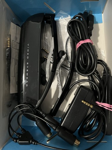ICUITI 3D AV230 Personal LCD Video Eyewear 2006 Complete in box - Afbeelding 3 van 5