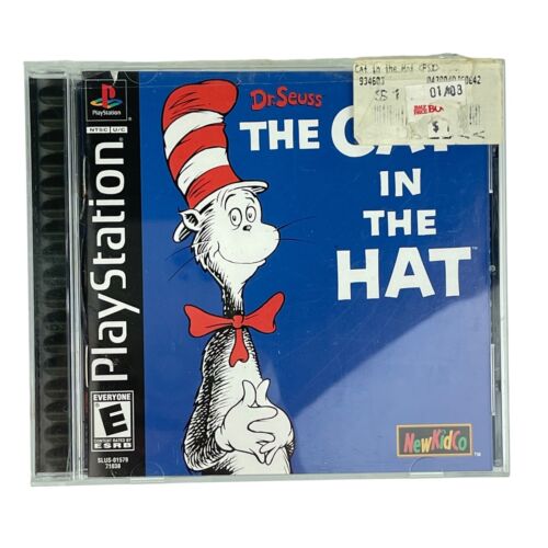 Playstation The Cat in the Hat Video Game Sony PS1 Complete Rated E Family Kids - Afbeelding 1 van 8