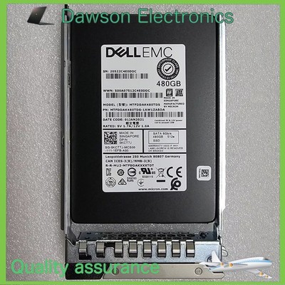 New KCT7J 0KCT7J Dell EMC Micron MTFDDAK480TDS 480GB 6Gbps SATA 2.5'' SSD G14 KIT