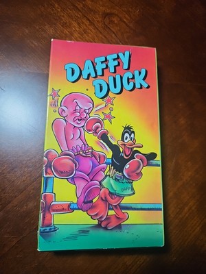 Daffy Duck - Star Classics Cartoons - VHS 1990 - Alt Art Super Rare Boxing Daffy