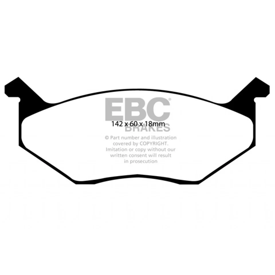 EBC For Plymouth Valiant 1973 1974 1975 Front Brake Pads 3.7 Yellowstuff - Image 2 of 4