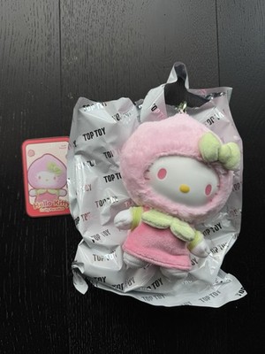 Hello Kitty Fruity Paradise Soft Peach Plush w/Backpack Clip 2025 Sanrio