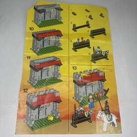 LEGO 6041 - Castle: Lion Knights: Armor Shop -99% complete w/ instructions