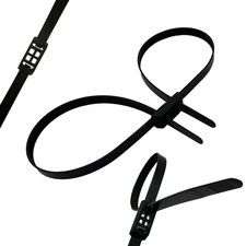 Black Handcuffs - Cable Ties Ties 900mm x 1.3mm Pack of 100
