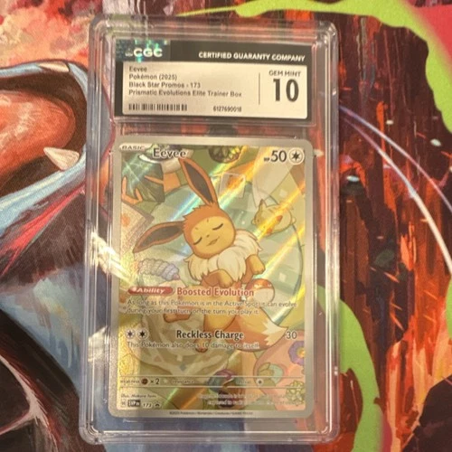 2025 Pokémon Eevee 173 SV Promo Holo Scarlet & Violet CGC 10 Gem Mint