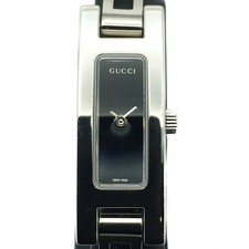 Gucci 3900L Quartz Women's Watch Black Dial Stainless Steel