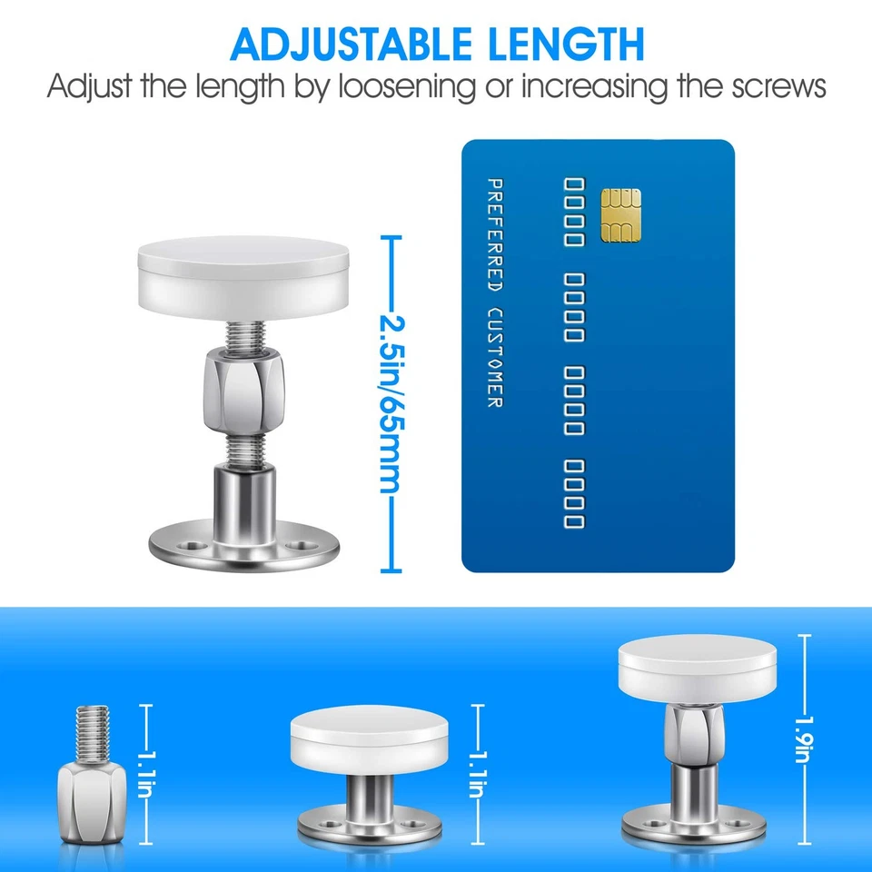 Herramienta anti-vibración de marco de cama ajustable de 4 piezas (actualizada) para camas tipo loft, cabecero... Foto 2 de 4