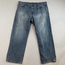 Calvin Klein Jeans Mens Sz 40 VTG Relaxed Straight Dark Wash 100 Cotton Normcore