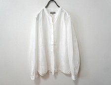 Womens Margaret Howell MARGARET HOWELL Comfortable Fit Linen Gather Blouse 2 Mad