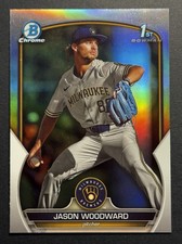 2023 Bowman Draft Chrome 1st Refractor #BDC-97 Jason Woodward Milwaukee Brewers