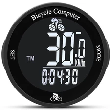 Cycling Speed Sensor for Road,Wired Cycling Computer,Bike Speedometer with Au...