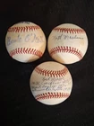 Buck O'Neil /Nathaniel McClinic/Red Moore Negro Leagues Signed Baseball Lot