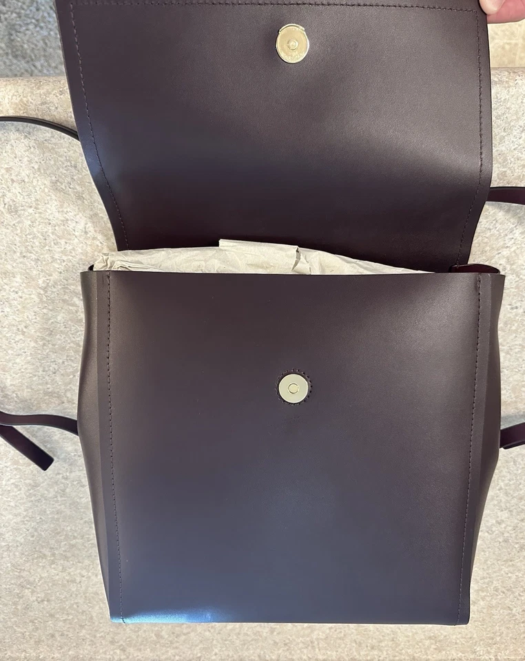 (NUEVO) Cartera Mochila de Calle Kate Spade Cuero Borgoña - Sin Bolsa para el Polvo Foto 3 de 4